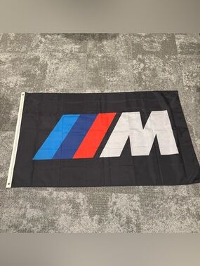BMW M Series Motorsport Black 3’ x 5’ Flag Wall Decor